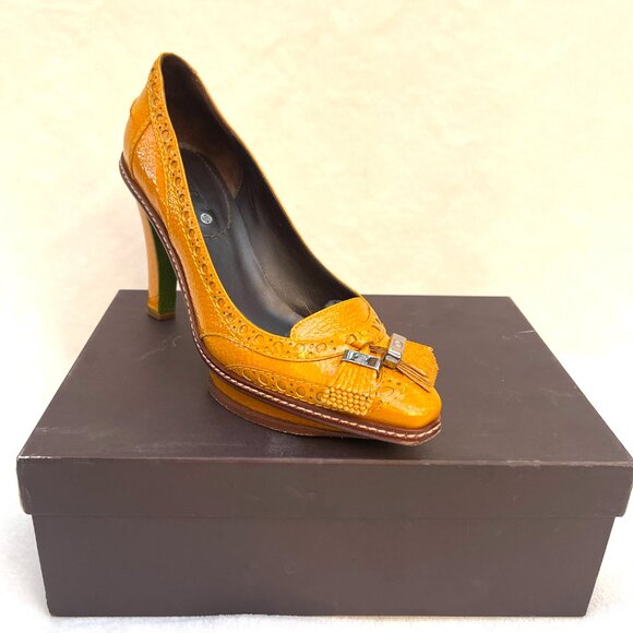 Auc Celine Tassel Patent Leather heels 7 - Picture 3 of 11